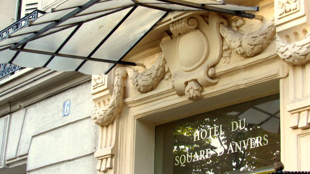 Hôtel du Square d'Anvers Paris Exterior foto