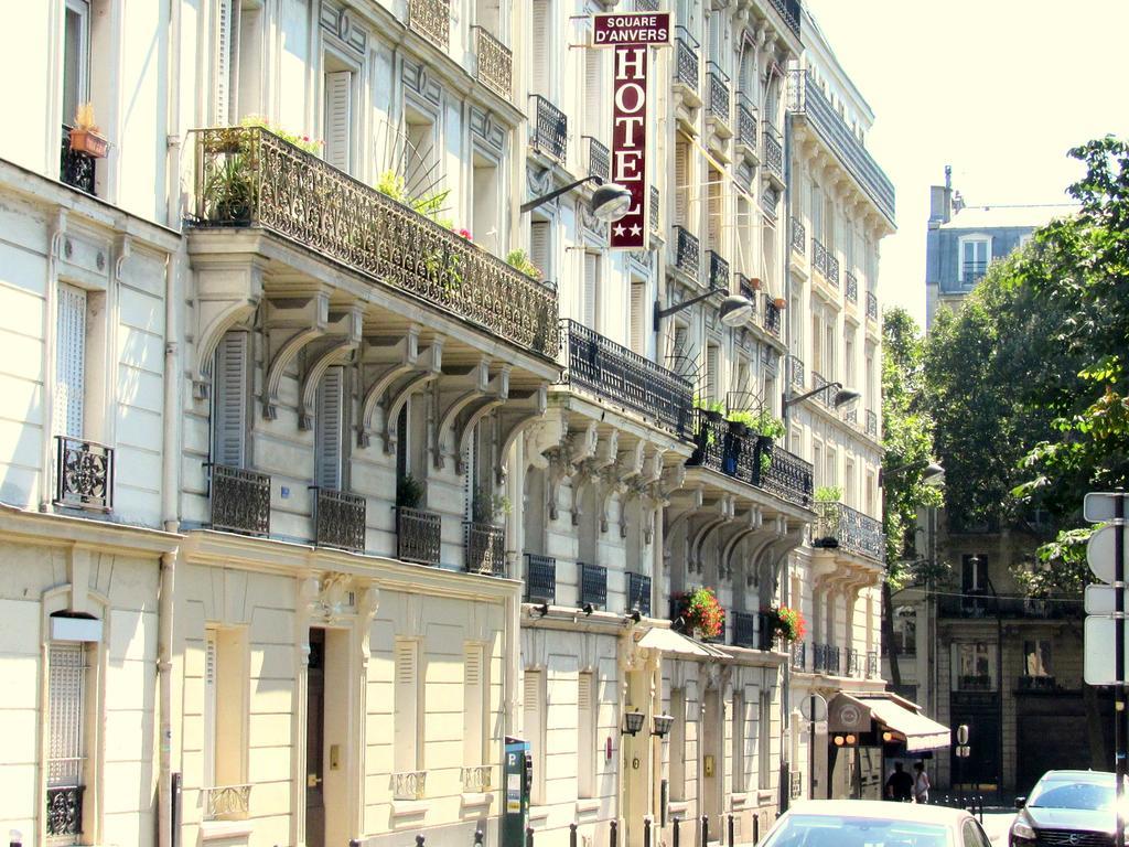 Hôtel du Square d'Anvers Paris Exterior foto